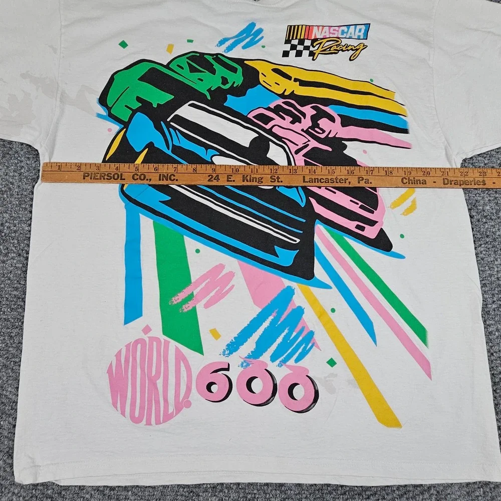 NASCAR Racing World 600 T-Shirt Colorful Graphic XL AOP - Picture 4 of 6